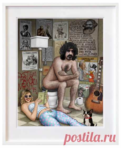 Frank Zappa de Jan Lööf | Galería NOA