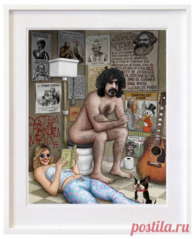 Frank Zappa de Jan Lööf | Galería NOA