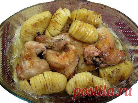 Курица с картошкой &quot;в рукаве&quot;