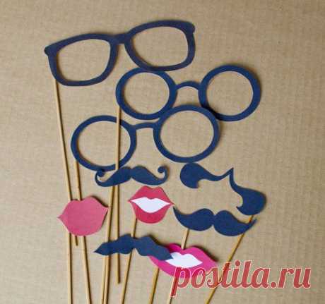 photo booth props, Реквизиты для фотосессии