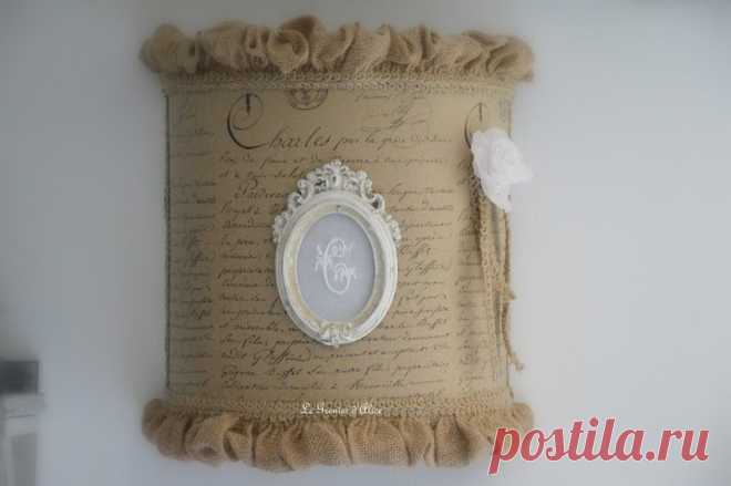 Abat jour applique écran romantique et shabby chic - Boutique www.grenierdalice.com