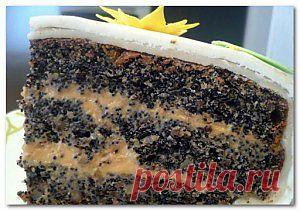 Торт с маком