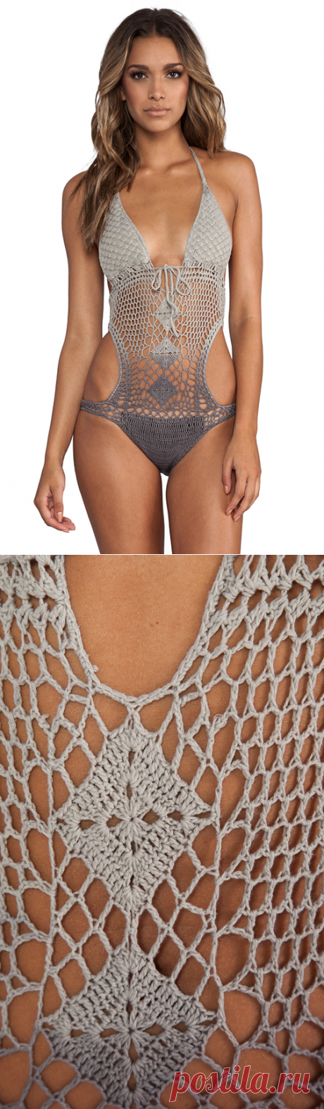 Lisa Maree Купальник монокини Throwback с вышивкой крошё в цвете Acid Black Ombre | REVOLVE