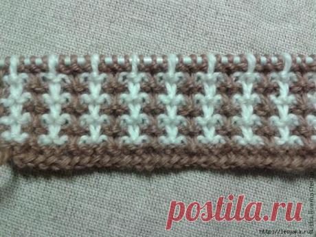 Ленивые узоры - вяжем спицами