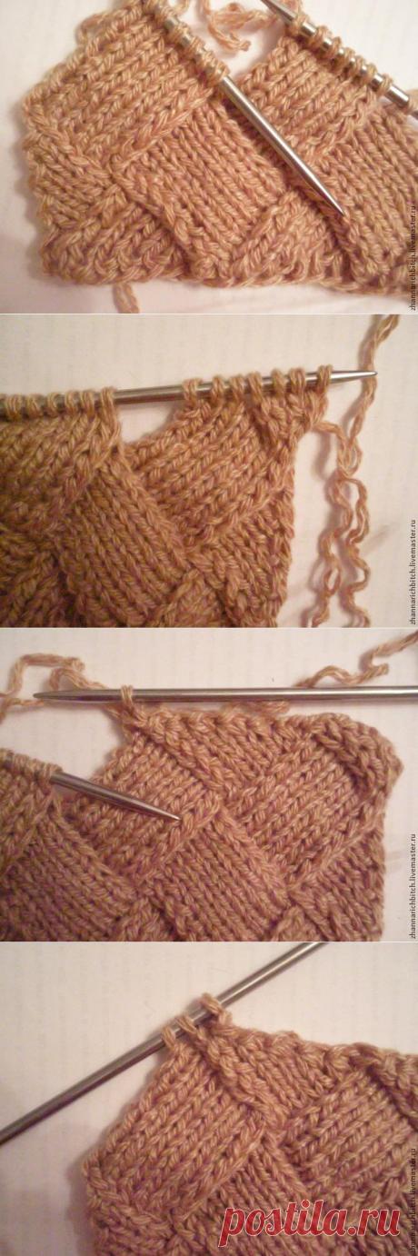 Вяжем полотно в технике Entrelac - Ярмарка Мастеров - ручная работа, handmade