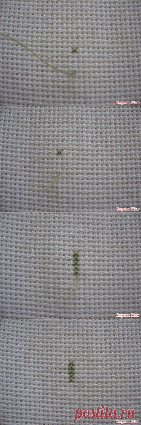 Мой способ закрепления нитки (много фото) - Страна Мам Опубликовала Marina Vasyura