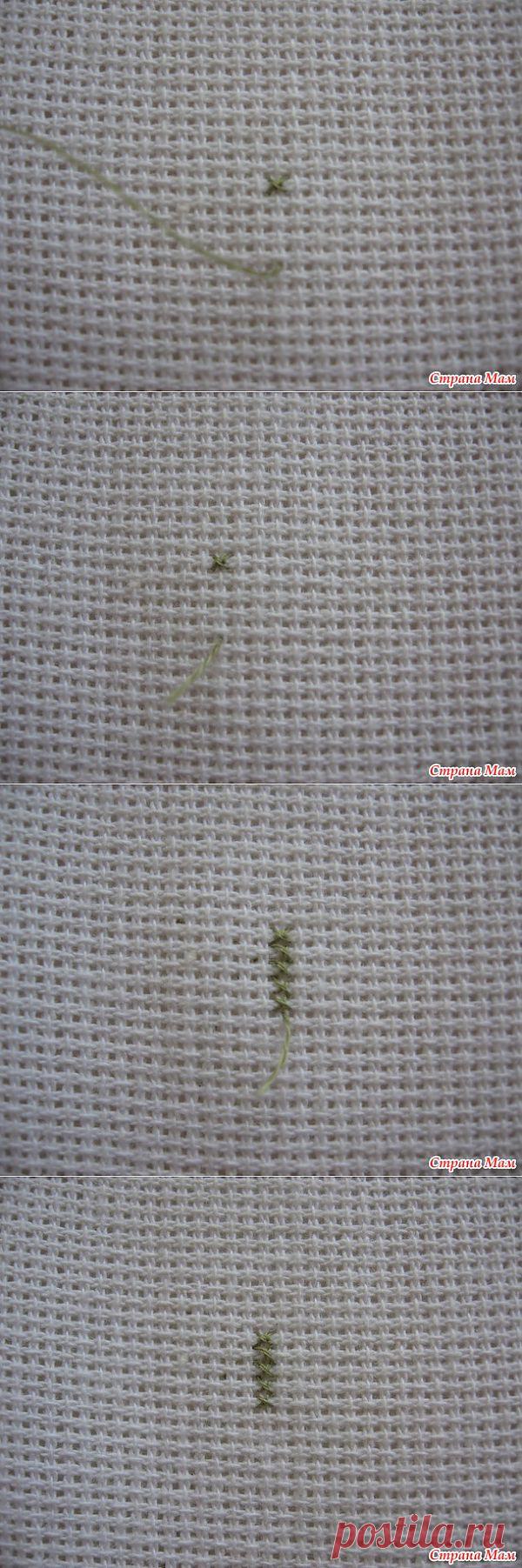 Мой способ закрепления нитки (много фото) - Страна Мам Опубликовала Marina Vasyura