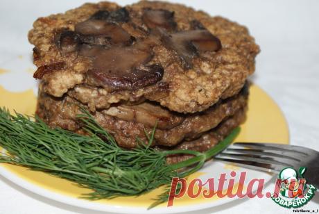 Печеночные оладьи с припеком - кулинарный рецепт