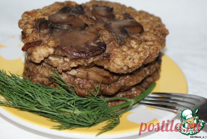 Печеночные оладьи с припеком - кулинарный рецепт