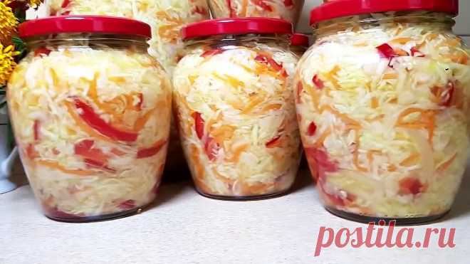 ЗИМОЙ ОБЛИЖЕШЬ ПАЛЬЧИКИ! КАПУСТА НА ЗИМУ/ЛУЧШИЙ РЕЦЕПТ ПРОВЕРЕННЫЙ ГОДАМИ. Консервация!
