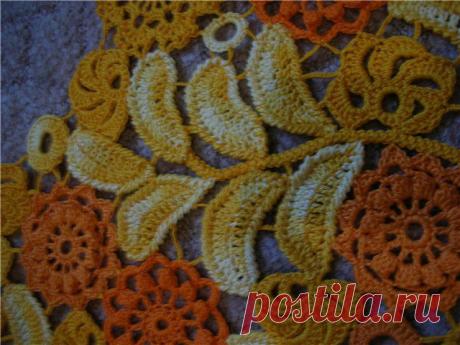 Фото - Мотивы ирландского кружева - фото и схемы