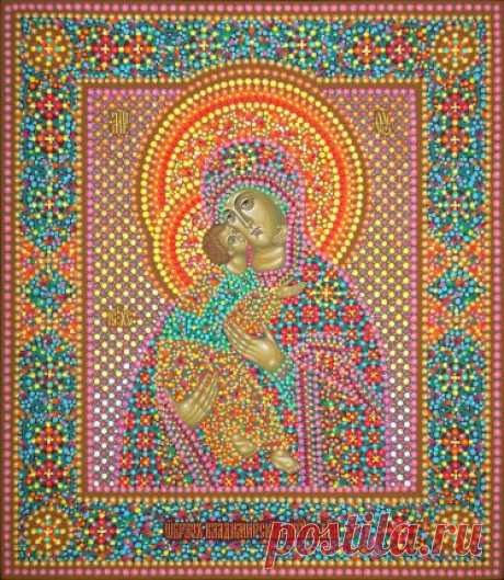 Владимирская икона Божией Матери.