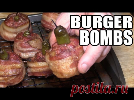 Bacon Burger Bombs by the BBQ Pit Boys The BBQ Pit Boys show you how to make their Burger Bombs, the perfect snacking food for your Chapter meetings, tailgating and family picnics. Kick up your pit party next time with these fresh ground chuck beef meatballs, stuffed with peppers and wrapped i