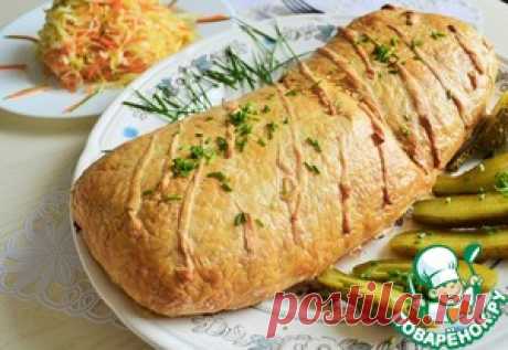 Пирог слоеный "Обеденный" - кулинарный рецепт