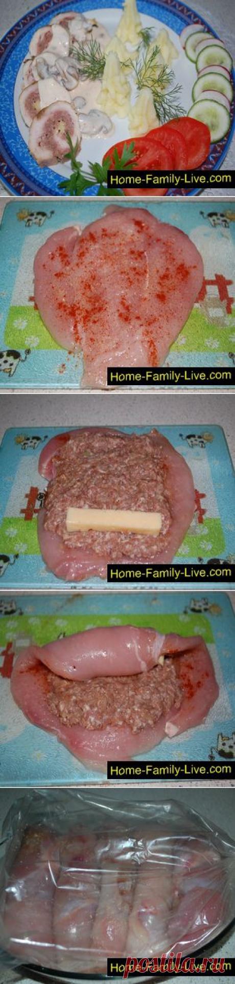 Фаршированная куриная грудка