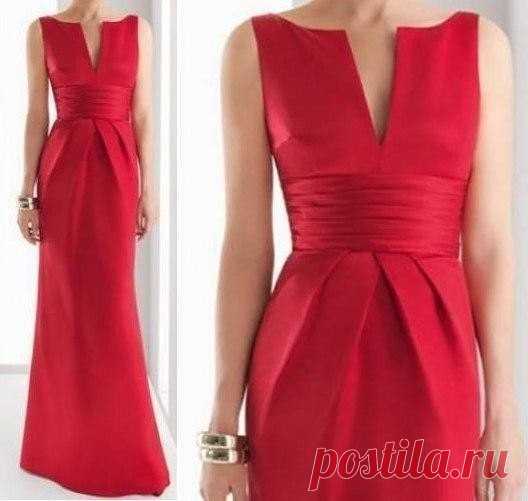 Вечернее платье. Выкройка (Шитье и крой) | Журнал Вдохновение Рукодельницы