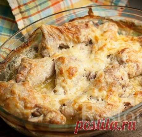 Запеченные куриные ножки с сырной корочкой