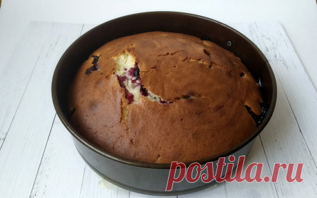 Очень нежный и вкусный кекс с ягодами. Готовим за 45 минут | Домашний Шеф-Повар | Яндекс Дзен