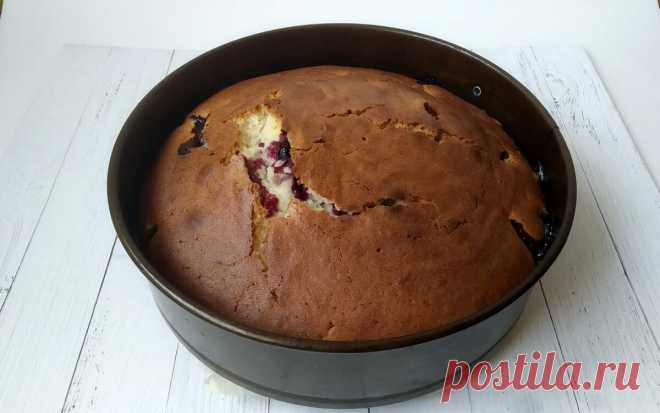 Очень нежный и вкусный кекс с ягодами. Готовим за 45 минут | Домашний Шеф-Повар | Яндекс Дзен