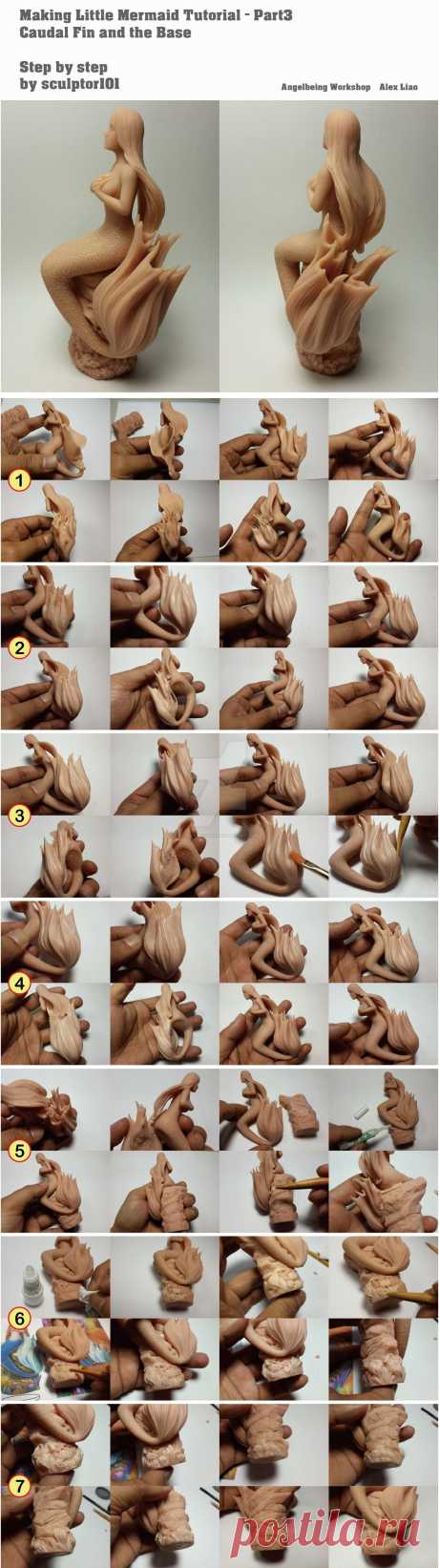 Making Little Mermaid Tutorial-Part3 by sculptor101 on DeviantArt