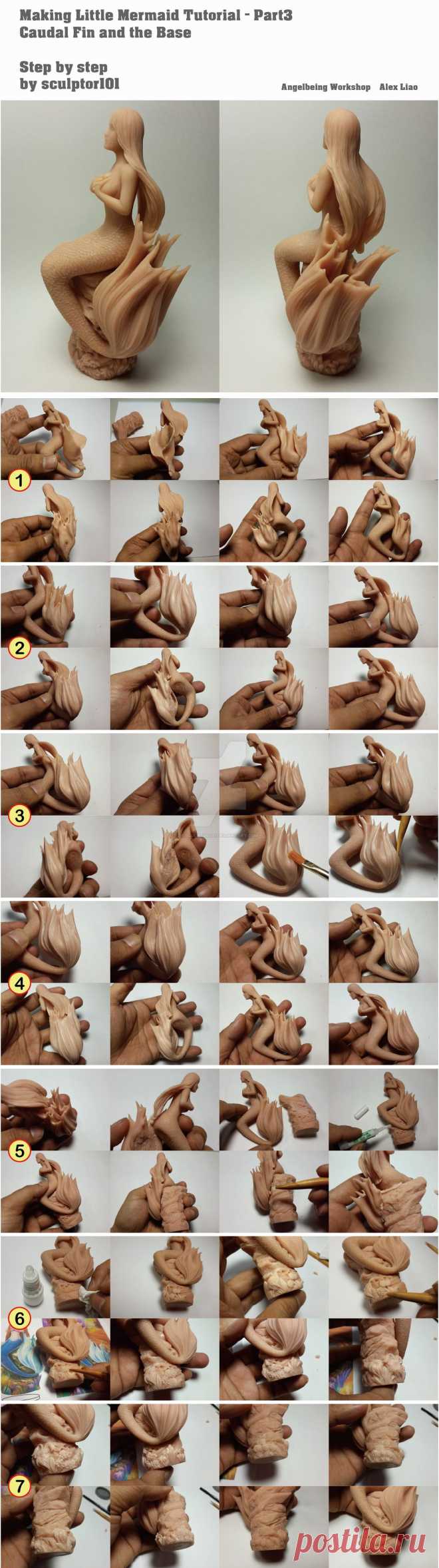 Making Little Mermaid Tutorial-Part3 by sculptor101 on DeviantArt