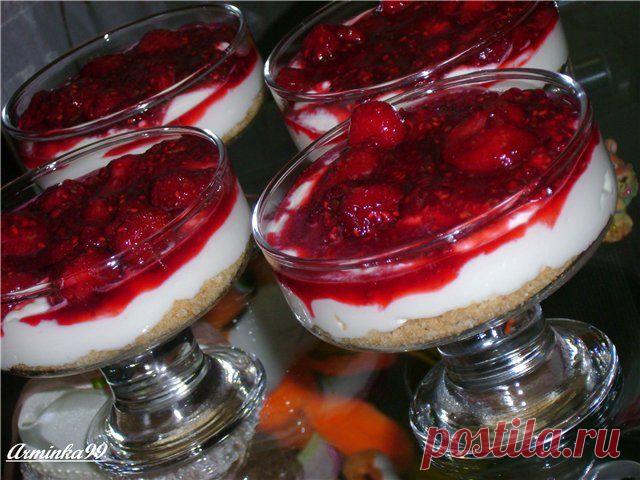 Быстрый чизкейк в стаканчиках