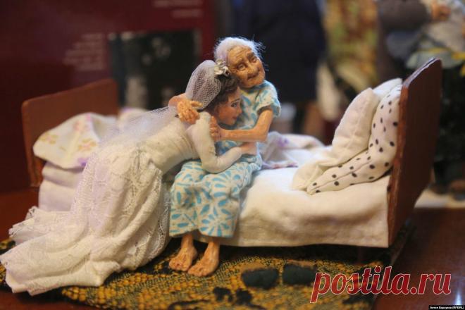 Мир позитивного искусства. — Картинки из тем | OK.RU  "Дорогие мои старики". Удивительные куклы Ирины Верхградской