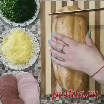 Домашние бутерброды.