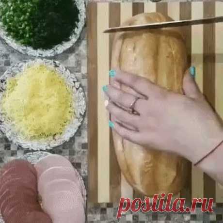 Домашние бутерброды.