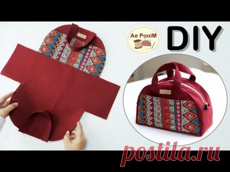 Легко сделать симпатичную сумочку на молнии
