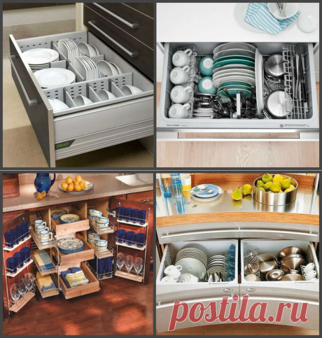 Интересные варианты хранения посуды: 65 фото-идей | Тысяча одна идея