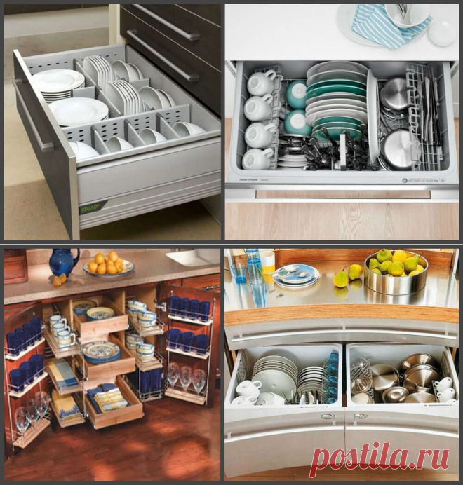 Интересные варианты хранения посуды: 65 фото-идей | Тысяча одна идея