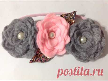 mas sencillo y economico imposible. material. un disco y trozos de tela de fieltro, bies skiner 33 cm. perlas para decorar para las hojas un trozo de tela es...