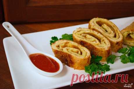 Мясной рулет с омлетом - пошаговый рецепт с фото на Повар.ру