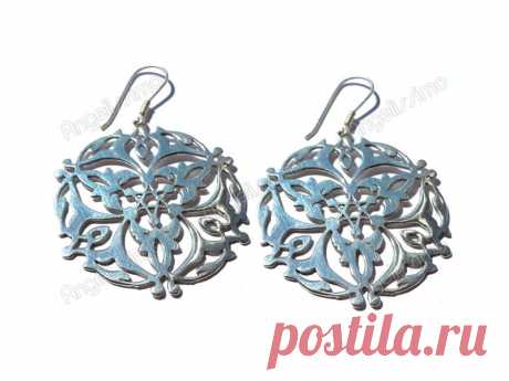 Серьги из серебра &quot;Звезда Востока&quot; от Amorem