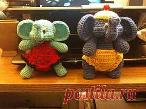 Слоники для Ярославчика - просмотр работы. Клуб мастеров и мастериц.