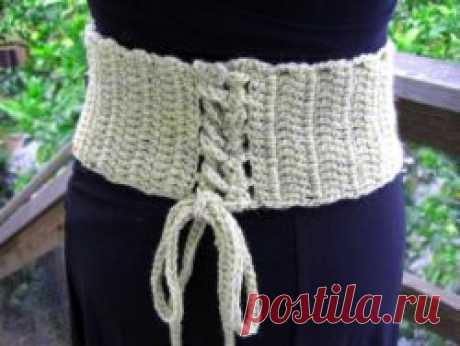 crochet knot belt | https://lomets.com