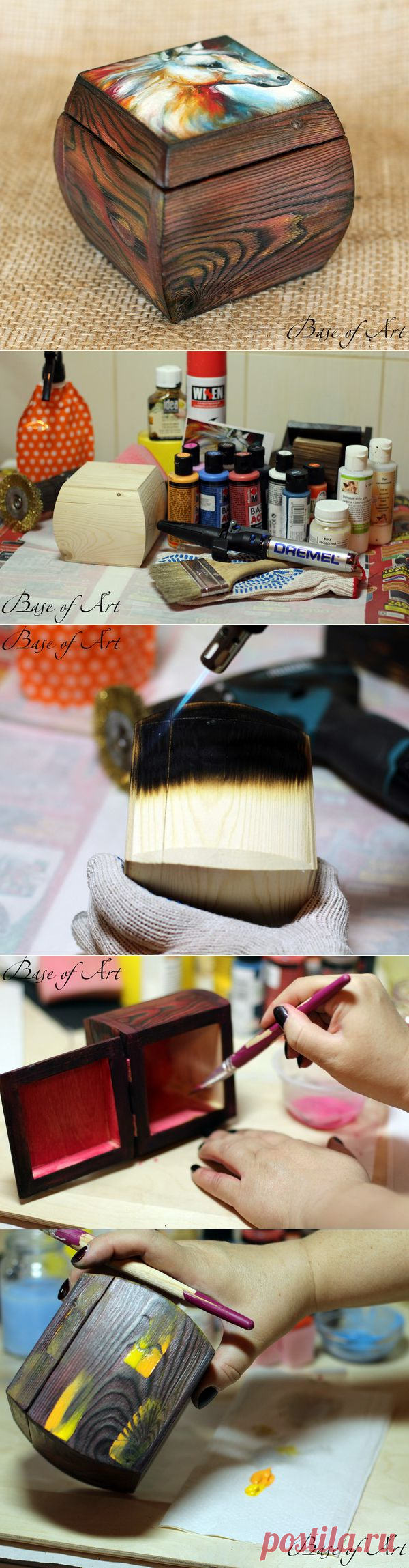 Шкатулка "Мечта". Мастер-класс от "Base of Art".