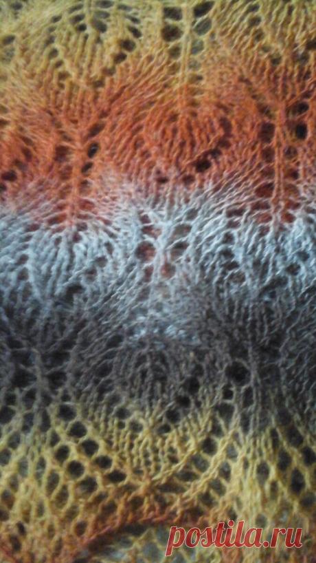 🧶 Совместное вязание шали «Гейл». Начало вязания. Схема и описание | Сундучок с подарками | Яндекс Дзен