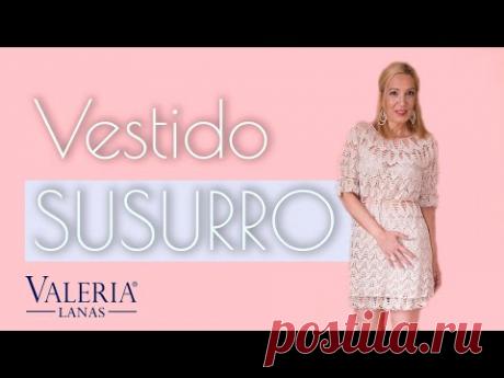 ⭐️ Vestido a Crochet Susurro ⭐️ con productos de Valeria Lanas
