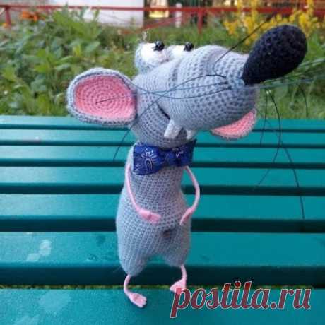 1000 схем амигуруми на русском: Крыс Яша крючком