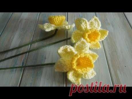 (crochet) How To Crochet a Daffodil - Yarn Scrap Friday