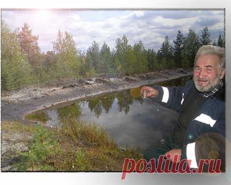 река Аган. Таёжник Алексей Денисов