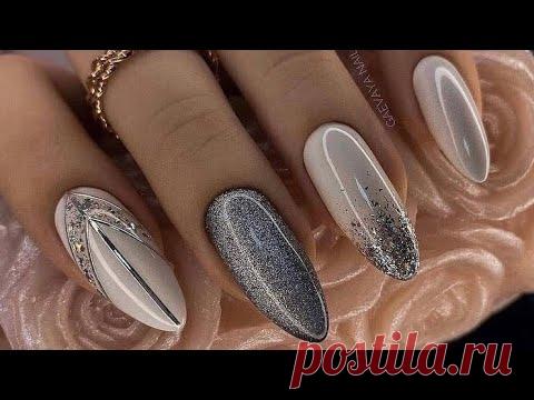 Идеи маникюра на НОВЫЙ ГОД 2022: идеи праздничного маникюра | Новогодний дизайн ногтей