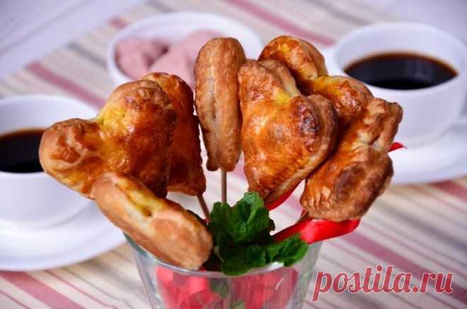Кулинарный рецепт Пай-попсы Валентинки с фото