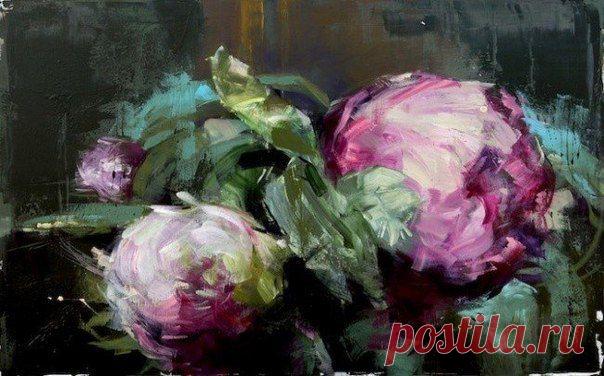 Цветочная живопись от художника Кармело Бландино / Удивительное искусство