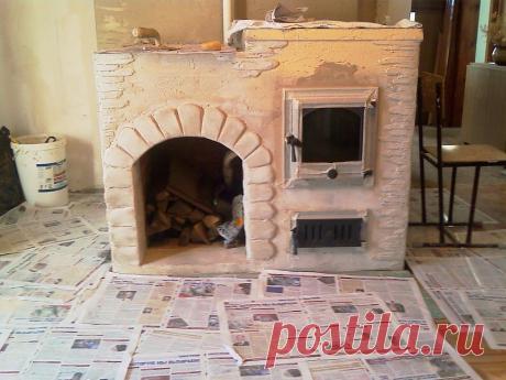 Как декорировать русскую печь