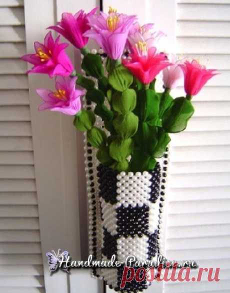 Цветок декабрист из капрона