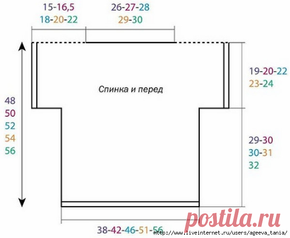 Белый пуловер спицами.