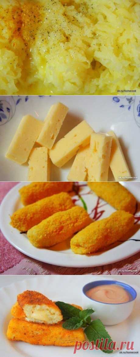 КАРТОФЕЛЬНЫЕ ПАЛОЧКИ С СЫРОМ !!!  **